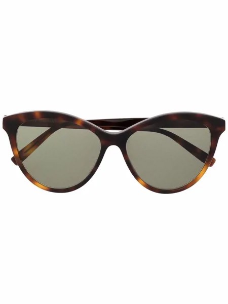 Saint Laurent Eyewear солнцезащитные очки SL 456 в оправе 'кошачий глаз'