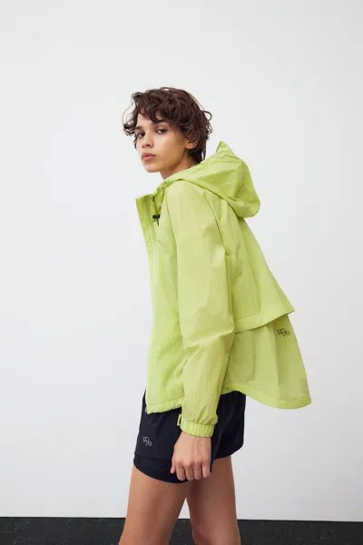 Беговая куртка с капюшоном H&M, зеленый