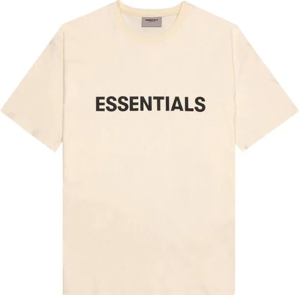 Футболка Fear of God Essentials Short-Sleeve Tee 'Buttercream', кремовый