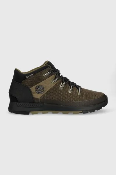 Кроссовки Sprint Trekker Mid Fab WP Timberland, зеленый