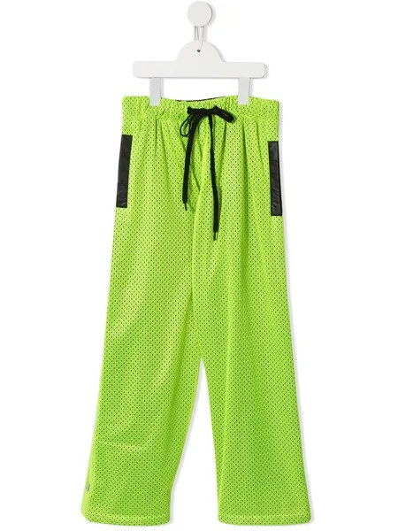 Natasha Zinko Kids спортивные брюки с сетчатыми вставками