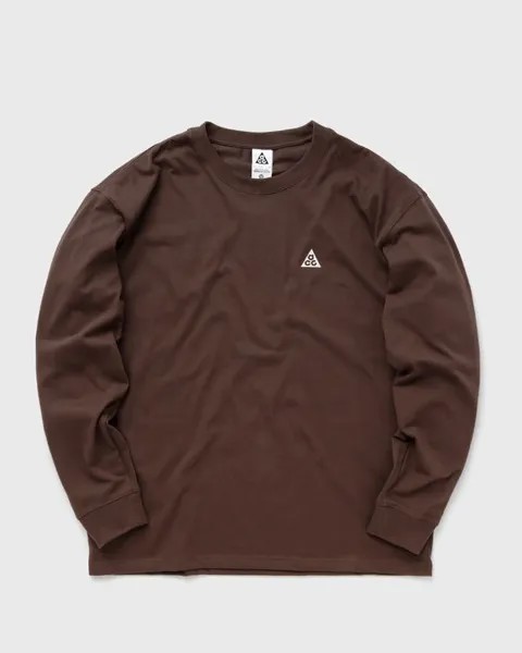 Футболка Nike Acg Long-Sleeve Dri-Fit T-Shirt, цвет baroque brown