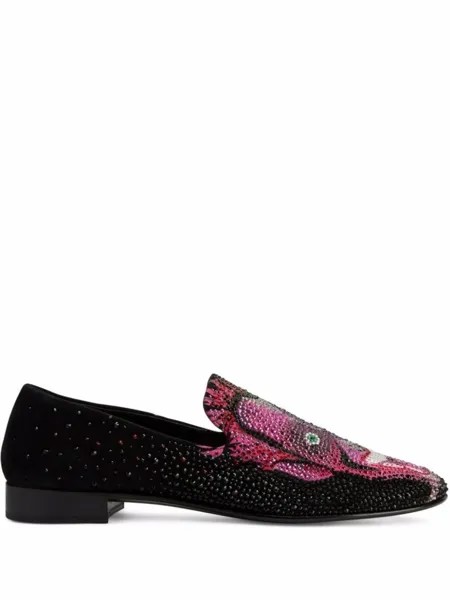 Giuseppe Zanotti лоферы Lewis Joker, черный
