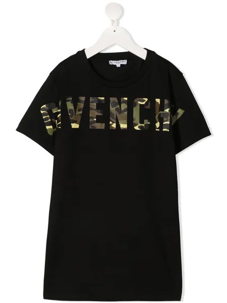 Givenchy Kids футболка с логотипом