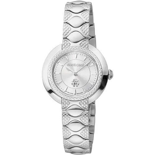 Наручные часы Roberto Cavalli by Franck Muller Logo, серебряный