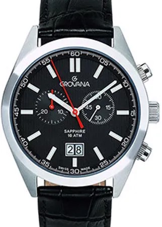 Швейцарские наручные  мужские часы Grovana 1294.9537. Коллекция Chrono