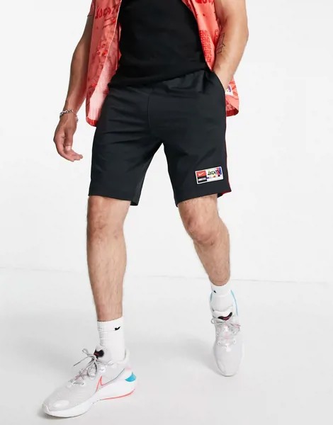 Черные шорты с логотипом Nike Football Joga Bonito-Черный цвет