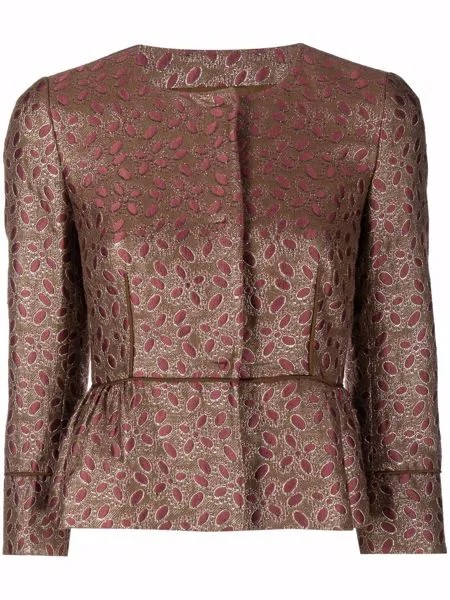 Valentino Pre-Owned жакет с узором 2000-х годов
