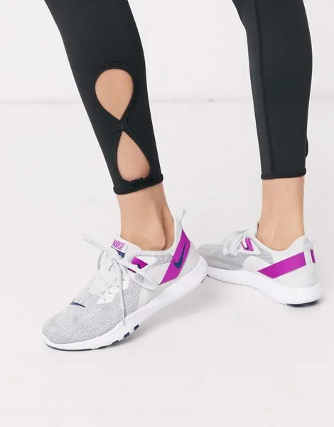 Серые кроссовки Nike Training Flex-Серый