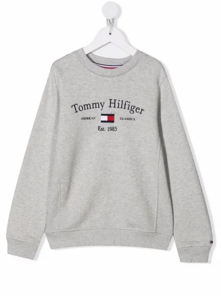 Tommy Hilfiger Junior толстовка с вышитым логотипом