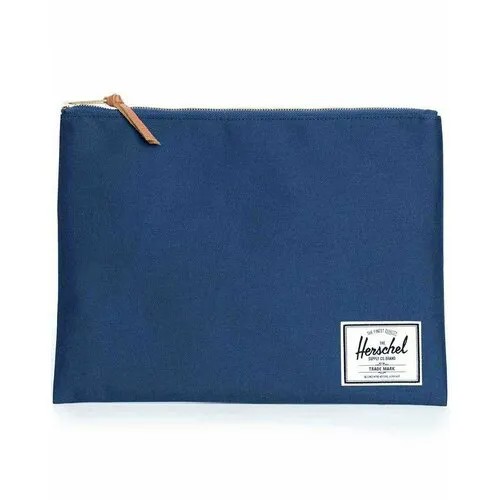 Сумка клатч Herschel, фактура тиснение, navy