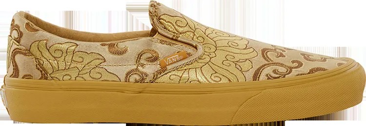 Кеды Vans Opening Ceremony x Slip-On LX Qi Pao II Gold, золотой