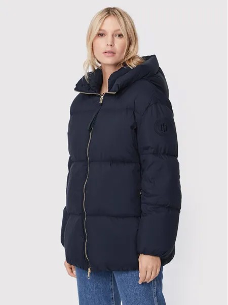 Пуховик свободного кроя Tommy Hilfiger, синий