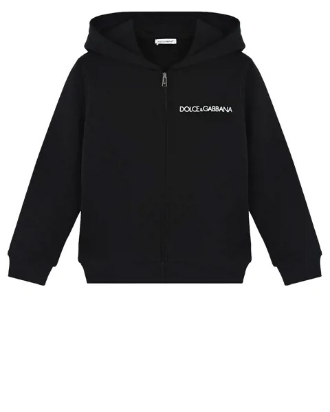 Черная спортивная куртка Dolce&Gabbana детская