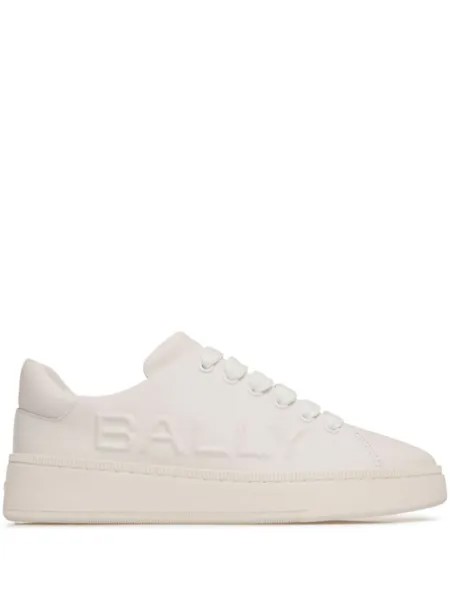 Bally кроссовки с тисненым логотипом, белый