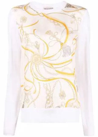 Emilio Pucci пуловер с круглым вырезом и принтом