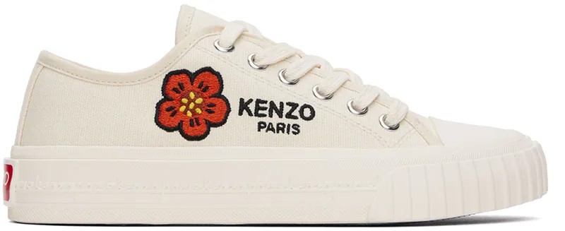 Кроссовки Off-White Paris Foxy из парусины Kenzo