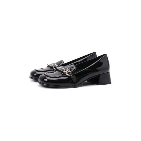 Кожаные туфли Miu Miu