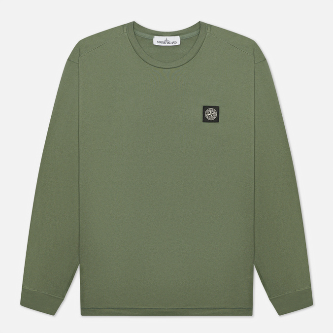 Лонгслив мужской Stone Island 751522713 зеленый S