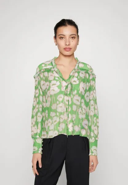 Блуза Ted Baker, зеленый