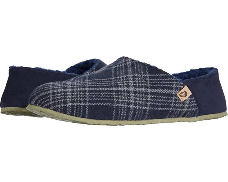 Слипперы Parker Plaid Hoodback Acorn, синий