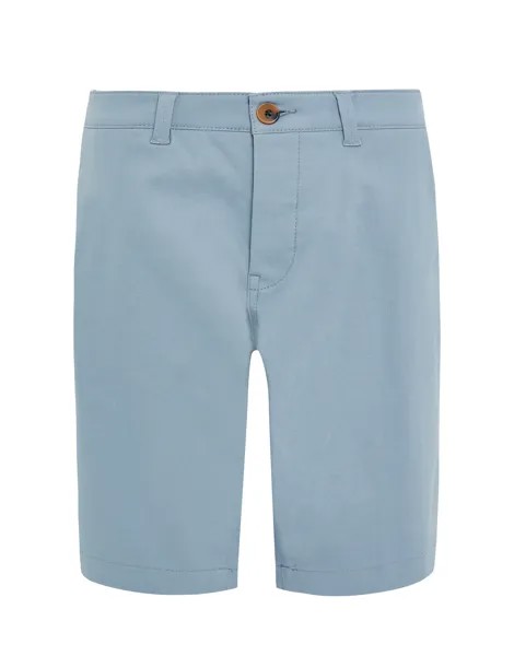 Тканевые шорты Threadbare Chino THB Northsea Slim Fit, синий