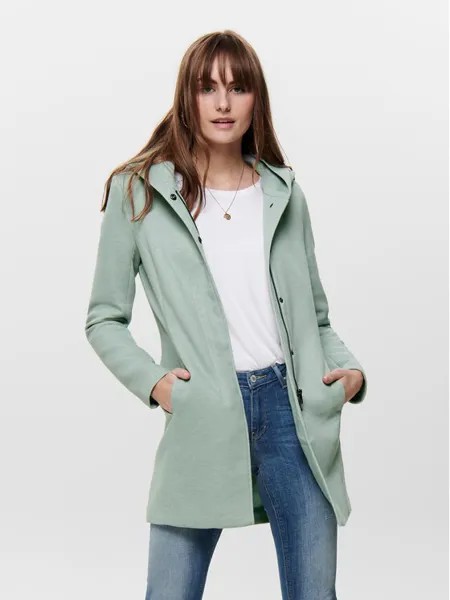 Переходное пальто стандартного кроя Only, зеленый