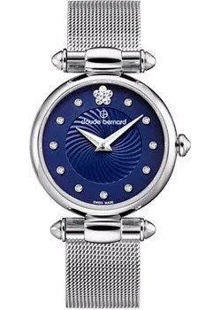 Швейцарские наручные  женские часы Claude Bernard 20500-3BUIFN2. Коллекция Dress code