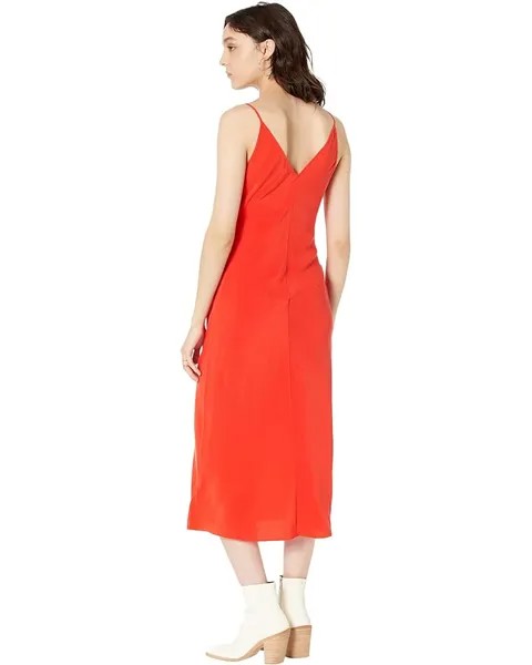 Платье EQUIPMENT Farren Slip Dress, цвет Fiery Red