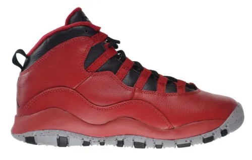 Air Jordan 10 Retro 30th BG Bulls Over Broadway Большие детские туфли красные 705179-601