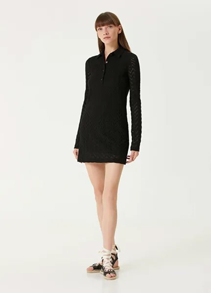 Мини-Платье с зигзагообразным узором Missoni, черный