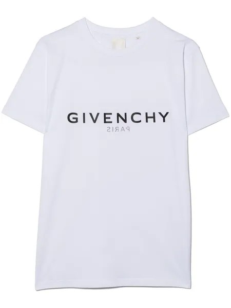 Givenchy Kids футболка с логотипом