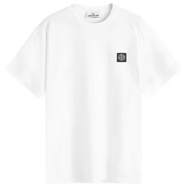 Футболка Stone Island Patch T-Shirt, белый