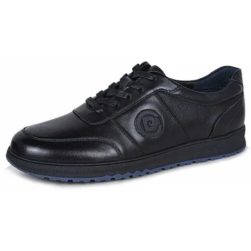 Полуботинки PIERRE CARDIN мужские демисезонные BNSS23-39 размер 45 цвет черный