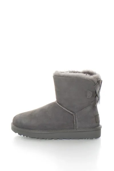 Замшевые ботинки Mini Bailey Bow II Ugg, серый