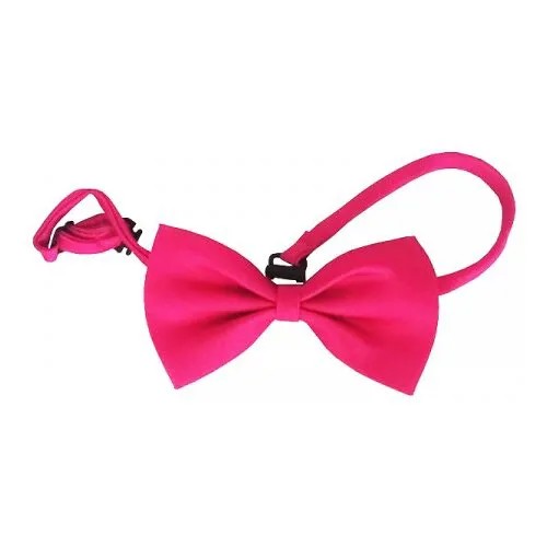 Карнавальный галстук бабочка, цвет ярко-розовый 10,5x7 см