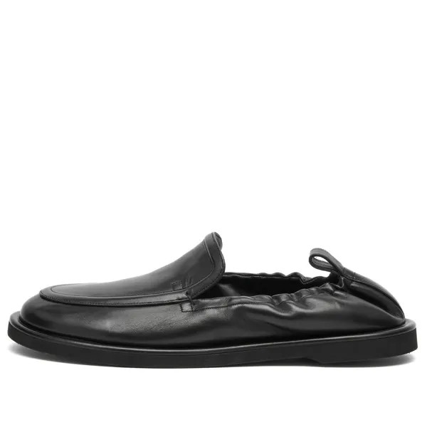 Туфли броги Studio Nicholson Donovan Elastic Back Loafer, черный