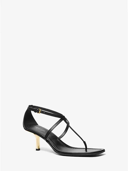 Кожаные сандалии «Анна» Michael Kors Collection, черный