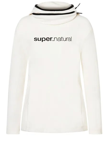 Толстовка super.natural Merino Hoodie, белый