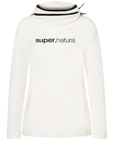 Толстовка super.natural Merino Hoodie, белый