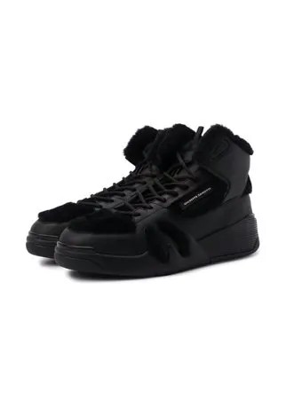 Кожаные кеды Talon Winter Giuseppe Zanotti Design
