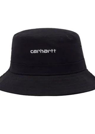 Панама CARHARTT WIP Script Bucket Hat Black / White 2021