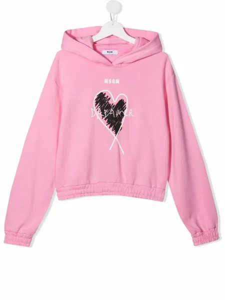 MSGM Kids худи с логотипом