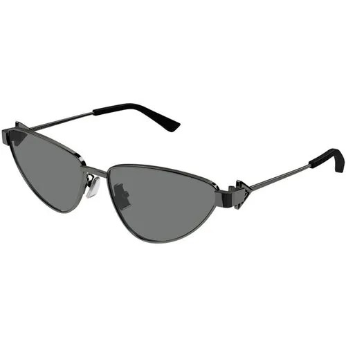 Солнцезащитные очки Bottega Veneta, серебряный