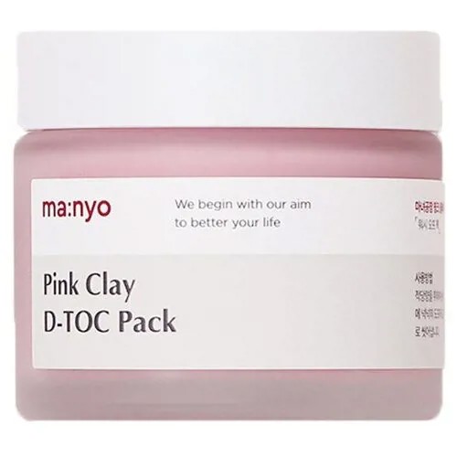 Manyo Factory Маска Pink Clay D-TOC Pack для глубокого очищения пор, 75 мл