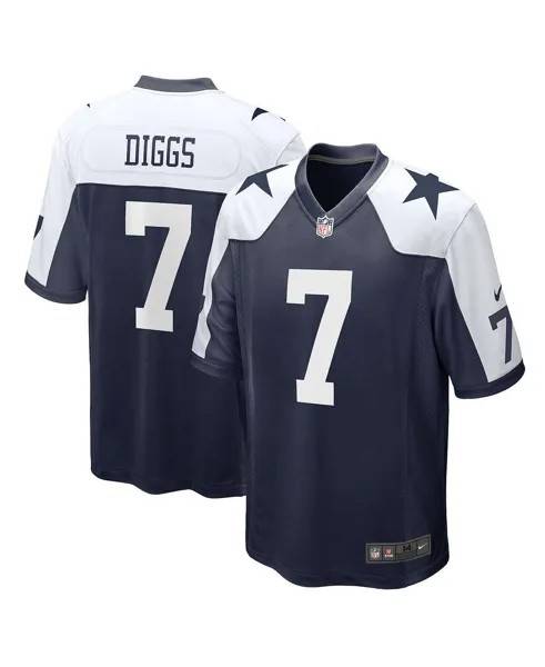 Мужская футболка trevon diggs navy dallas cowboys alternate game jersey Nike, синий