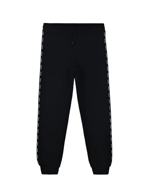 Черные спортивные брюки для девочек Moncler детские