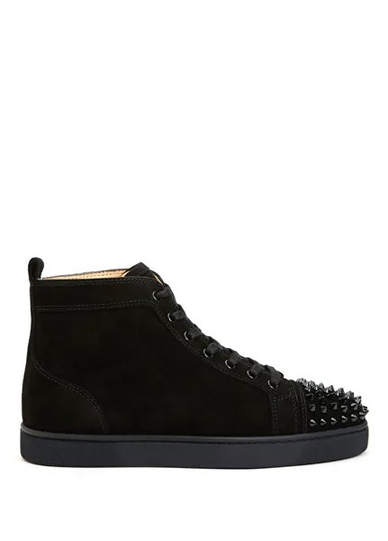 Lou Spikes мужские кожаные кроссовки Christian Louboutin, черный