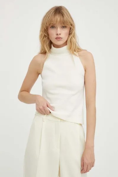 Хлопковый жилет G-Star Raw, бежевый