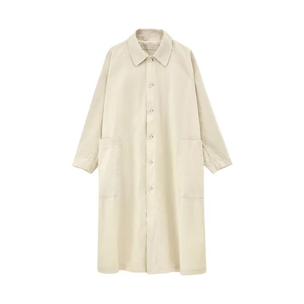 Плащ Muji Idee длинный, темно-красный